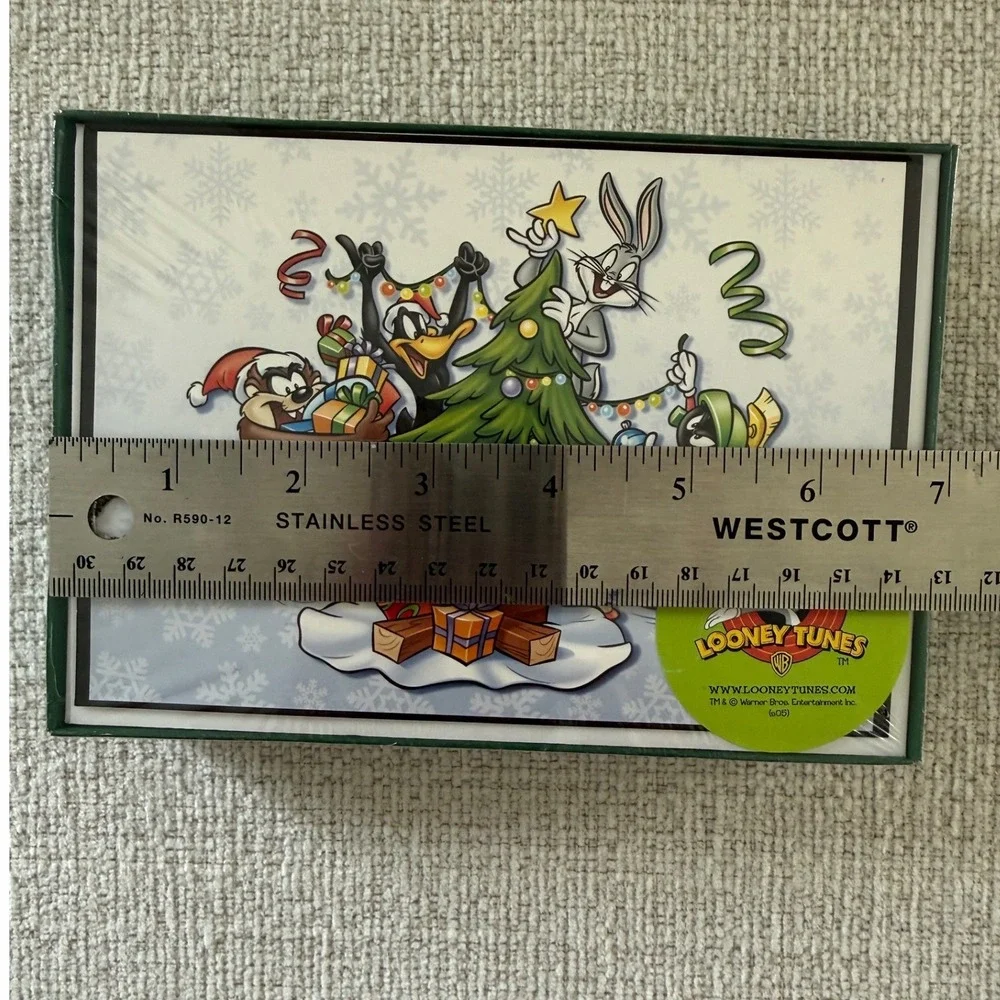 Vtg Sealed‎ Looney Tunes Christmas Cards Boxed W/Envelopes Bugs Daffy Set of 10
